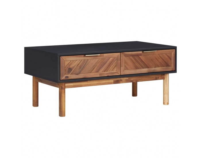 Sonata H Маса за кафе, 90x50x40 см, акация масив и МДФ