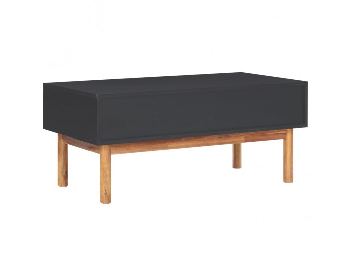 Sonata H Маса за кафе, 90x50x40 см, акация масив и МДФ