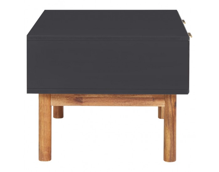 Sonata H Маса за кафе, 90x50x40 см, акация масив и МДФ