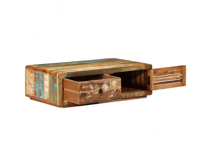 Sonata H Маса за кафе, 89x55x29 см, масивно регенерирано дърво