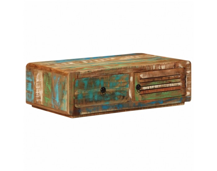 Sonata H Маса за кафе, 89x55x29 см, масивно регенерирано дърво