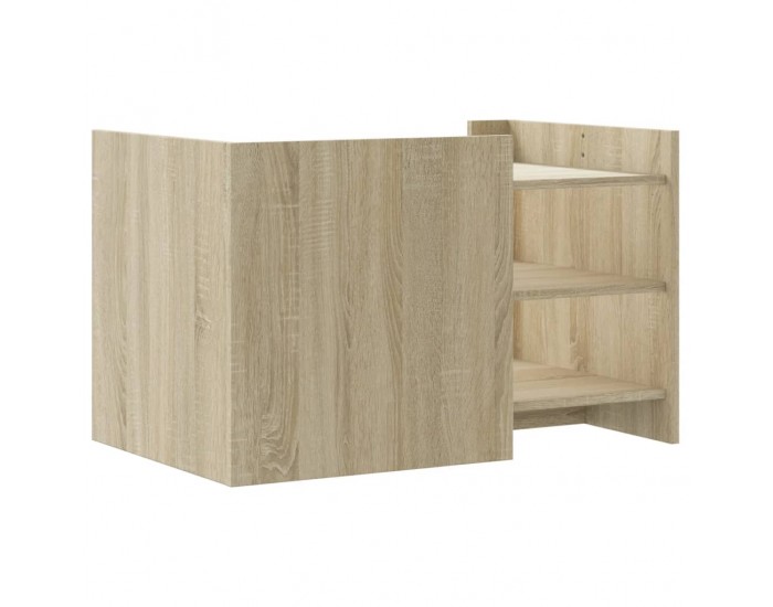 Sonata H Кафе маса, дъб сонома, 80x50x50 см, инженерно дърво