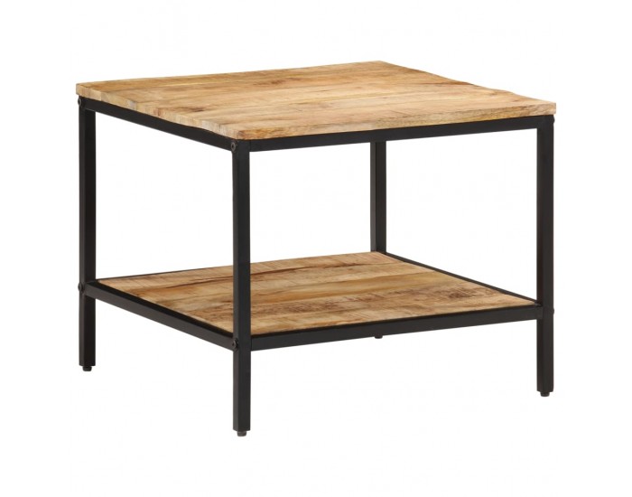 Sonata H Маса за кафе, 55x55x45 см, грубо мангово дърво масив