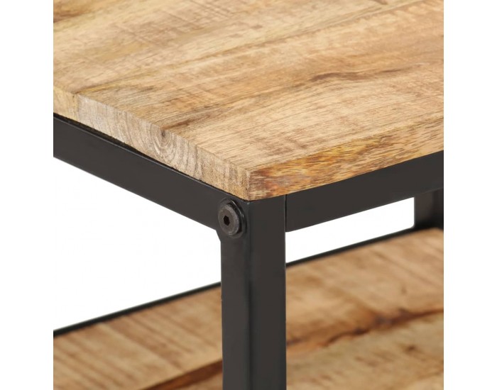 Sonata H Маса за кафе, 55x55x45 см, грубо мангово дърво масив