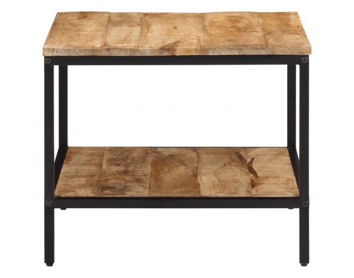 Sonata H Маса за кафе, 55x55x45 см, грубо мангово дърво масив