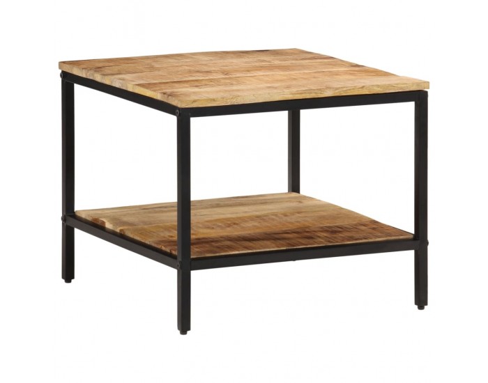 Sonata H Маса за кафе, 55x55x45 см, грубо мангово дърво масив