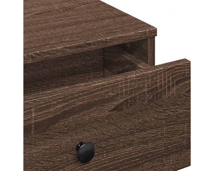 Sonata H Кафе маса, кафяв дъб, 90x90x28 см, инженерно дърво