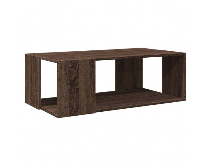 Sonata H Кафе маса, кафяв дъб, 89,5x48x30 см, инженерно дърво