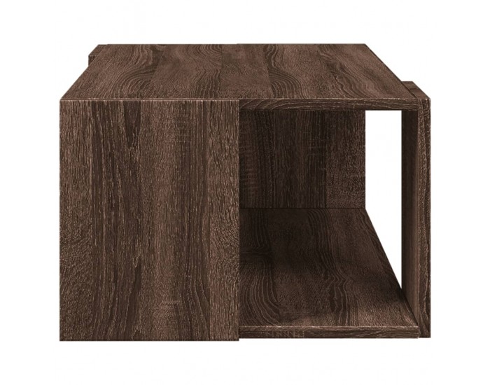 Sonata H Кафе маса, кафяв дъб, 89,5x48x30 см, инженерно дърво