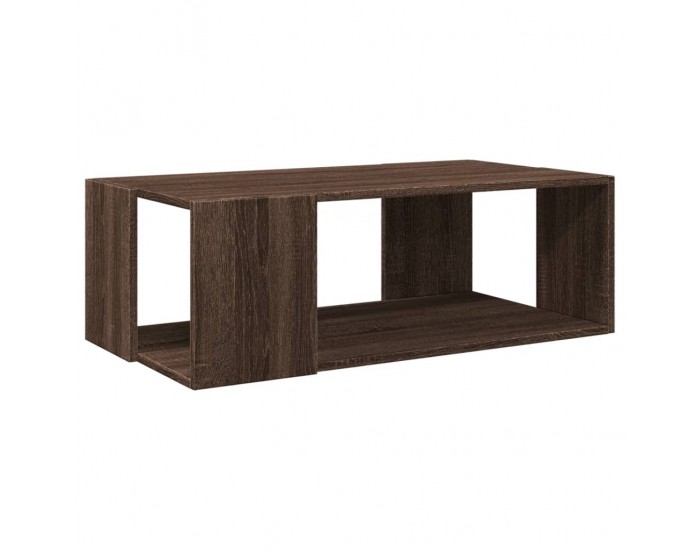 Sonata H Кафе маса, кафяв дъб, 89,5x48x30 см, инженерно дърво