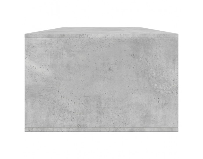 Sonata H Кафе маса, бетонно сива, 102x55x35 см, инженерно дърво
