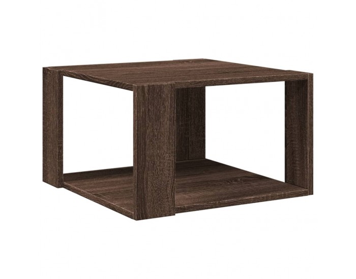 Sonata H Кафе маса, кафяв дъб, 51,5x51,5x30 см, инженерно дърво