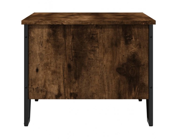 Sonata H Кафе маса, опушен дъб, 100x51x40 см, инженерно дърво