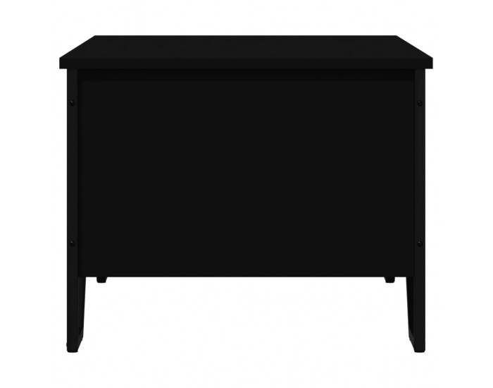 Sonata H Кафе маса, черна, 100x51x40 см, инженерно дърво