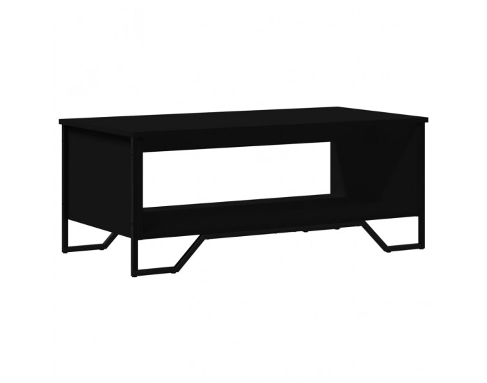 Sonata H Кафе маса, черна, 100x51x40 см, инженерно дърво