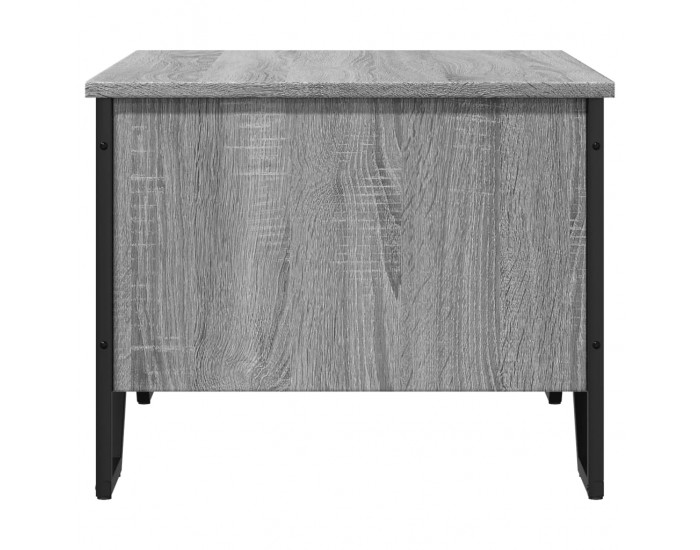 Sonata H Маса за кафе, сив сонома, 75x51x40 см, инженерно дърво