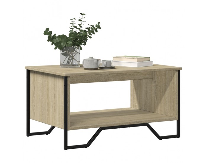 Sonata H Маса за кафе, дъб сонома, 75x51x40 см, инженерно дърво