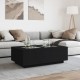 Sonata H Маса за кафе с Infinity LED, черна, 116x69x40 см
