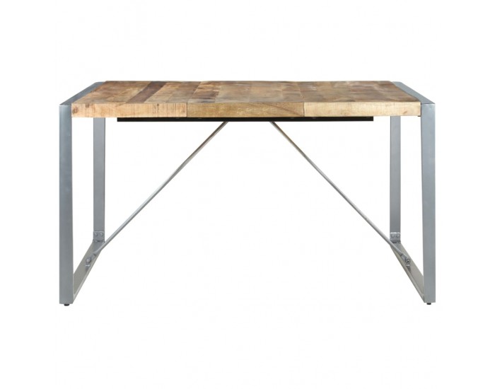 Sonata H Трапезна маса, 140x140x75 cм, грубо мангово дърво