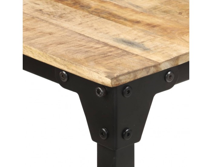 Sonata H Трапезна маса, 220x100x76 см, грубо мангово дърво