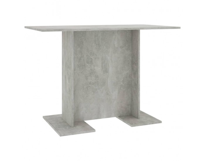 Sonata H Трапезна маса, бетонно сива, 110x60x75 см, инженерно дърво