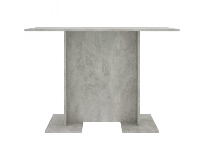 Sonata H Трапезна маса, бетонно сива, 110x60x75 см, инженерно дърво