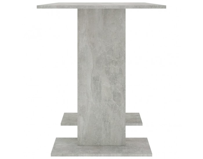 Sonata H Трапезна маса, бетонно сива, 110x60x75 см, инженерно дърво