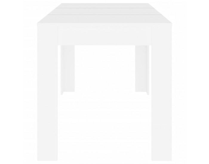 Sonata H Трапезна маса, бяла, 140x74,5x76 см, инженерно дърво