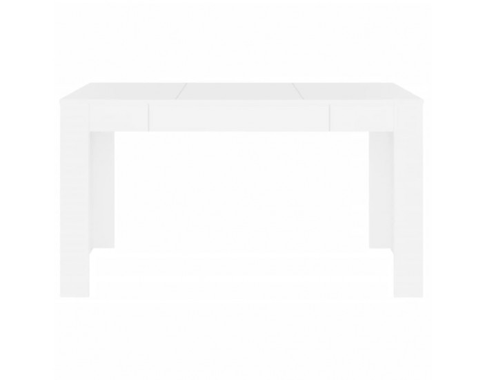 Sonata H Трапезна маса, бяла, 140x74,5x76 см, инженерно дърво