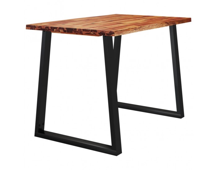 Sonata H Трапезна маса с жив ръб 110x70x75 см масивна акация