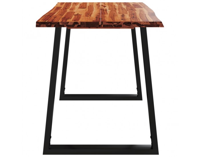 Sonata H Трапезна маса с жив ръб 110x70x75 см масивна акация