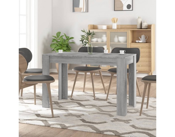 Sonata H Трапезна маса, сив сонома, 120x60x76 см, инженерно дърво