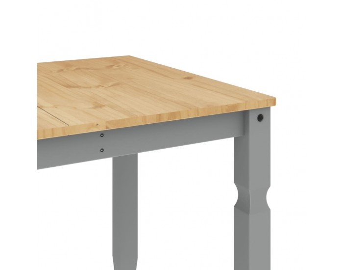 Sonata H Тоалетка Corona, сива, 160x80x75 см, бор масив