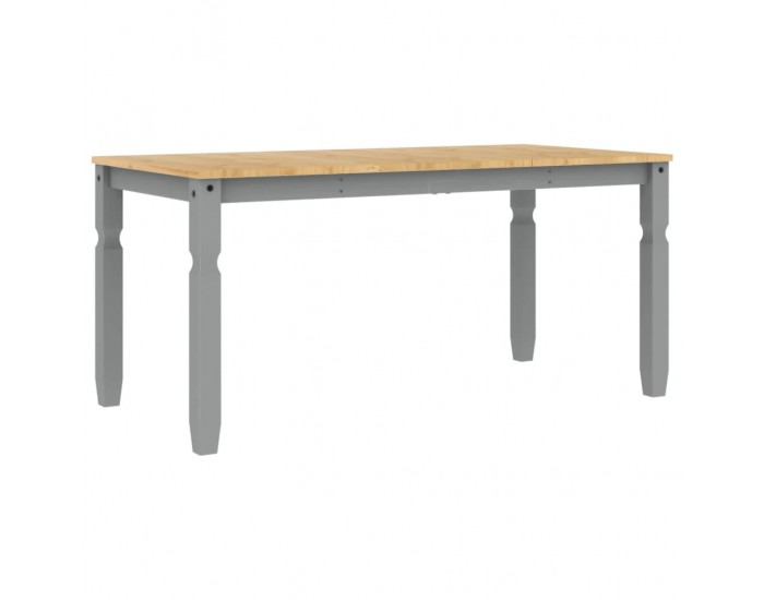 Sonata H Тоалетка Corona, сива, 160x80x75 см, бор масив