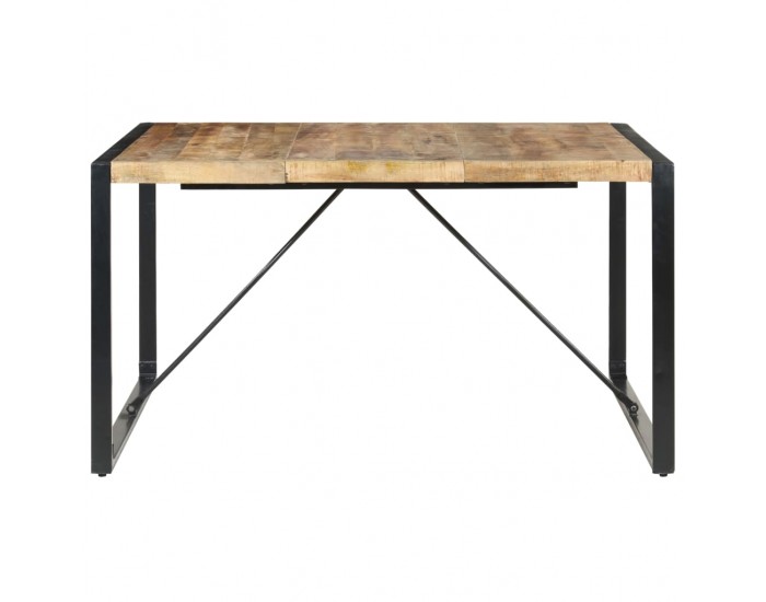 Sonata H Трапезна маса, 140x140x75 cм, грубо мангово дърво