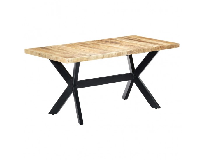 Sonata H Трапезна маса, 160x80х75 cм, грубо мангово дърво масив