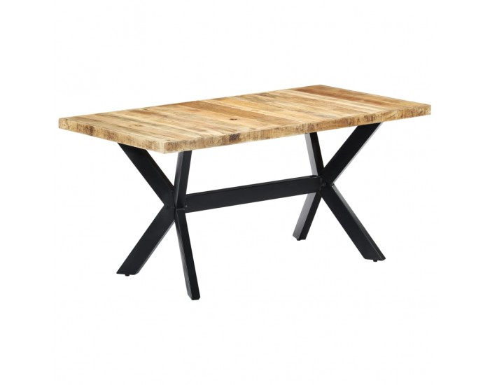 Sonata H Трапезна маса, 160x80х75 cм, грубо мангово дърво масив