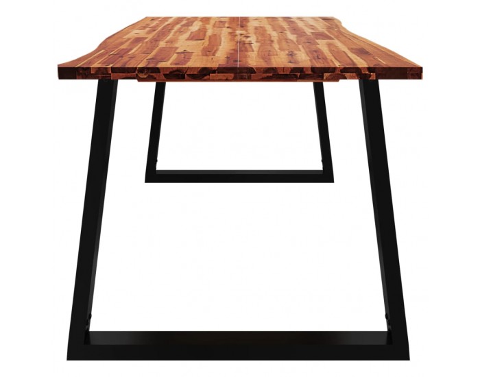 Sonata H Трапезна маса с жив ръб 200x90x75 см масивна акация