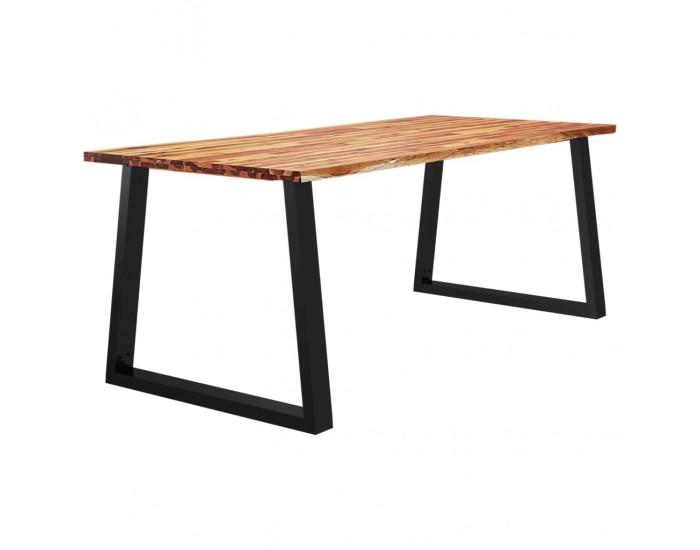 Sonata H Трапезна маса с жив ръб 200x90x75 см масивна акация