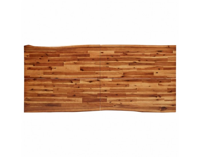 Sonata H Трапезна маса с жив ръб 200x90x75 см масивна акация