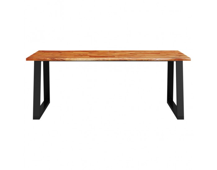 Sonata H Трапезна маса с жив ръб 200x90x75 см масивна акация