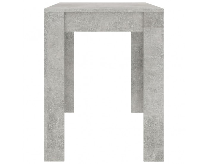 Sonata H Трапезна маса, бетонно сиво, 120x60x76 см, инженерно дърво