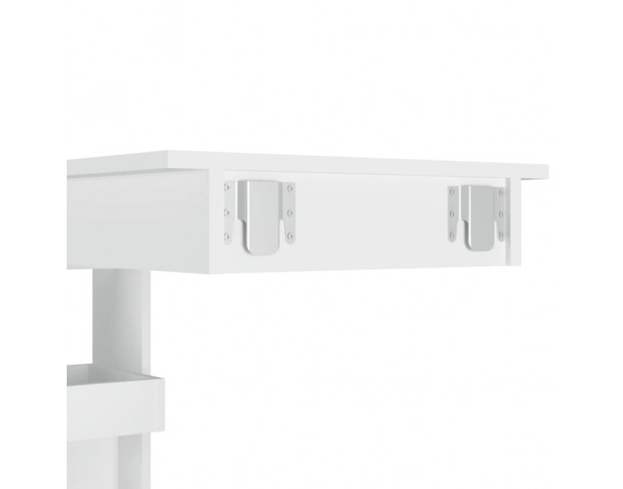 Sonata H Стенна бар маса, бяла, 102x45x103,5 см, инженерно дърво