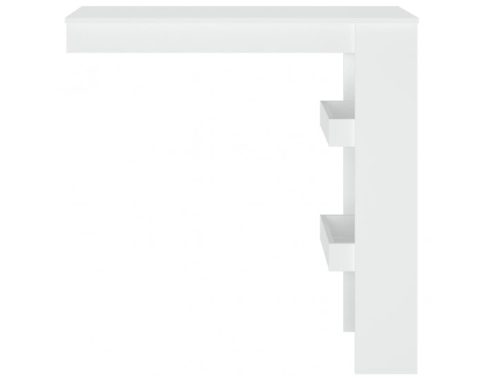 Sonata H Стенна бар маса, бяла, 102x45x103,5 см, инженерно дърво