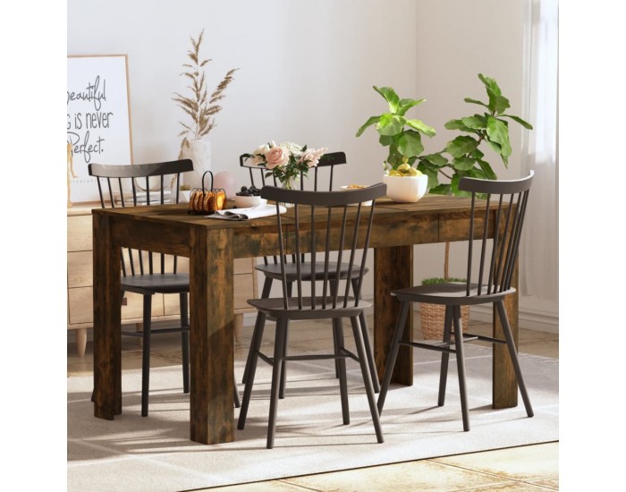 Sonata H Трапезна маса, опушен дъб, 140x74,5x76 см, инженерно дърво