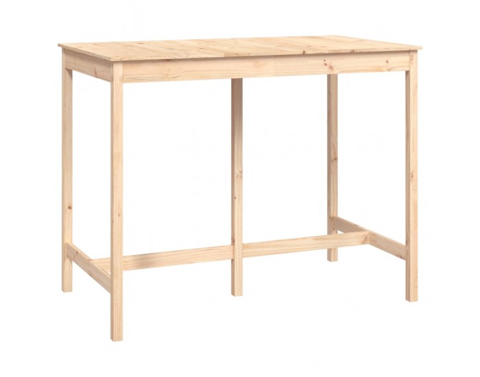 Sonata H Бар маса, 140x80x110 см, борово дърво масив