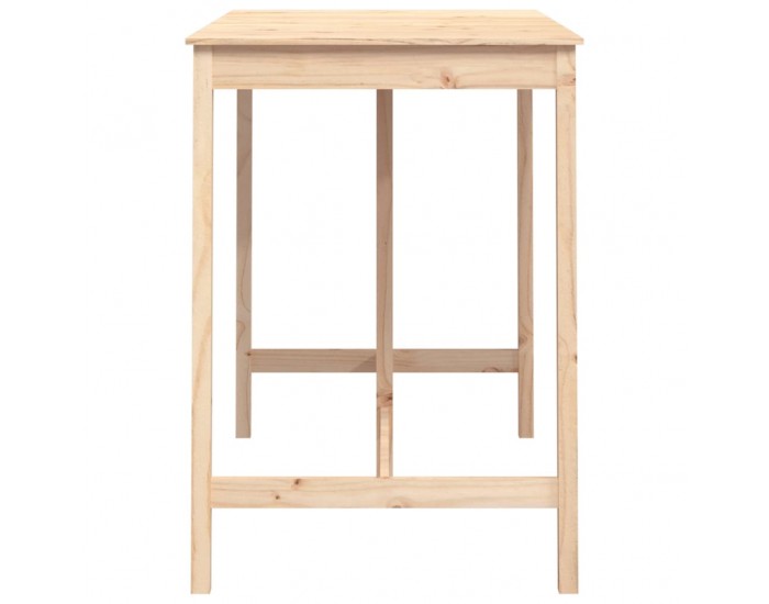 Sonata H Бар маса, 140x80x110 см, борово дърво масив