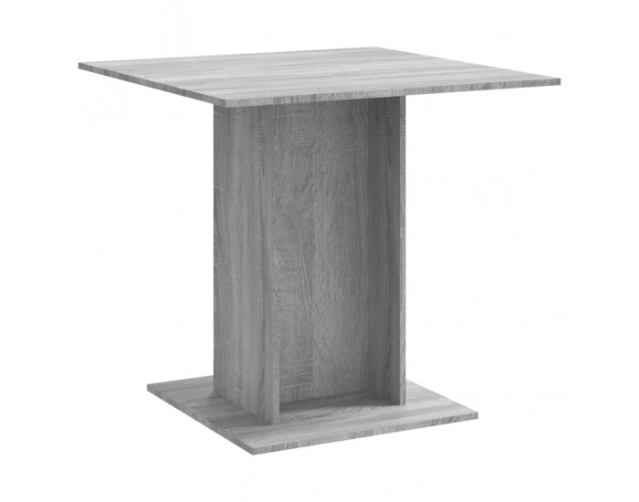 Sonata H Трапезна маса, сив сонома, 80x80x75 см, инженерно дърво