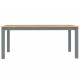 Sonata H Трапезна маса Panama сива 180x90x75 см бор масив
