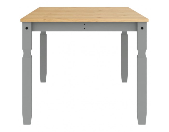 Sonata H Тоалетка Corona, сива, 180x90x75 см, бор масив